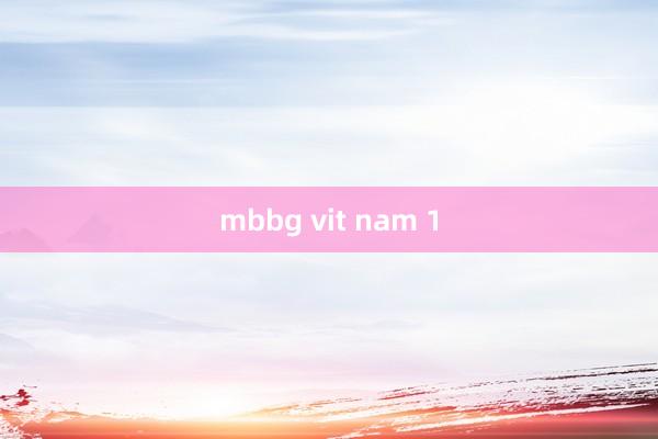 mbbg vit nam 1